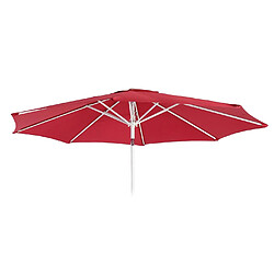 Mendler Toile de rechange pour parasol N18, Toile de rechange pour parasol, Ø 2,7m tissu/textile 5kg ~ rouge