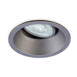 Acheter Inspired Downlight rond Comfort 9,6 cm GU10, argent mat, découpe : 85 mm, douille incluse