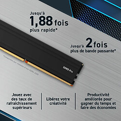 Acheter Mémoire RAM Crucial CP2K24G60C48U5 48 GB DDR5