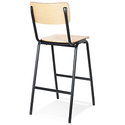 Acheter Alterego Tabouret de bar 'STRAVA' finition naturelle classique