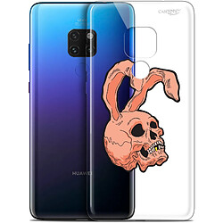 Caseink Coque arrière Huawei Mate 20 (6.5 ) Crystal Gel HD [ Nouvelle Collection - Souple - Antichoc - Imprimé en France] Rabbit Skull