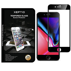 Xeptio Protection d'écran en Verre trempé Full Cover Noir pour Apple iPhone SE 2020