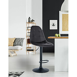 Non Tabouret de bar Elmore simili cuir B