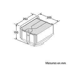 Module de recyclage cleanair plus - DWZ1CX1I6 - BOSCH