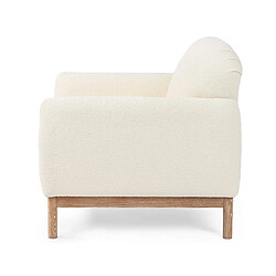 Avis Bizzotto Fauteuil Fauteuil naturel bouclé