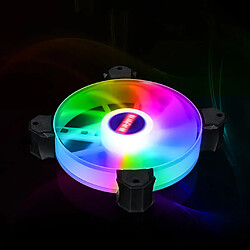 Avis Ventilateur De Refroidissement De Boîtier PC LED RVB 12cm Facile à Installer Arc-en-ciel Haute Vitesse 02