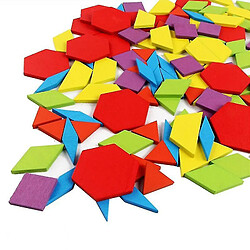 Universal Puzzle 3D en bois Tangram Montessori Education Apprentissage Jouets Cadeaux Géométrie Puzzle Jouets Jouets pas cher