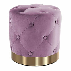 Paris Prix Pouf Rond Design Piano 40cm Lilas