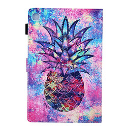 Avis Etui en PU + TPU impression de modèle avec support ananas pour votre Samsung Galaxy Tab S5e SM-T720