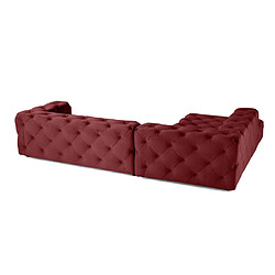 Avis Lisa Design Gallata - canapé Chesterfield d'angle gauche - 5 places - en velours