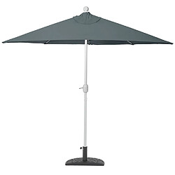 Avis Mendler Parasol Parla en alu, hémicycle, parasol de balcon UV 50+ ~ 270cm anthracite avec pied