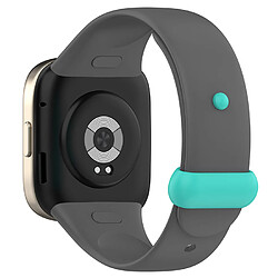 Bracelet pour Montre Connectée en Silicone-Gris foncé + vert lime-pour Redmi Watch3 Mi Watch Lite3/5