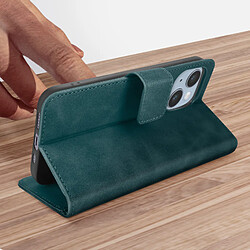 Acheter Avizar Étui pour iPhone 14 Folio Portefeuille Support Vidéo Effet Mat Soft Touch vert