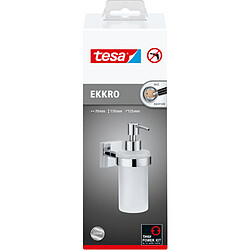 tesa Distributeur de savon EKKRO, 200 ml, verre satiné ()