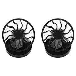 Avis 2PCS Portable Mini Clip de Ventilateur à Énergie Solaire Escalade Camps de Ventilateur De Refroidissement Ventilateur de Chapeau de Main d'Été