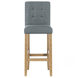 Acheter Beliani Tabouret de bar Gris MADISON