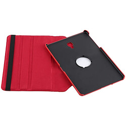 Wewoo Etui en cuir à rotation horizontale à 360 degrés avec texture Litchi pour Galaxy Tab A 10.5, avec support (Rouge) pas cher