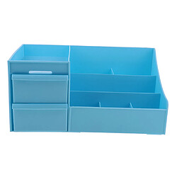 Boîte de Rangement à Etages avec Tiroirs Plastique Bleu Usage Multiple pour Bijoux Outils de Modélisme