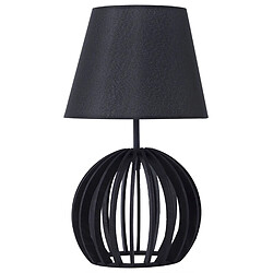 Beliani Lampe à poser SAMO Noir