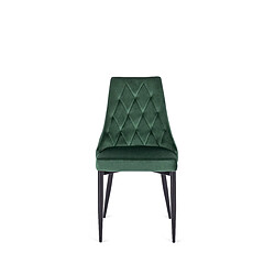 Vivaldi Chaise CORK Vert Velours