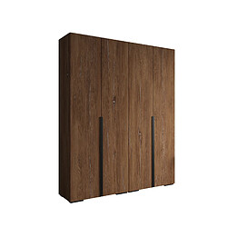 Abiks Meble Armoire Inova 1 À Portes Battantes 236,7/200/47 4 Portes (marron/nero)