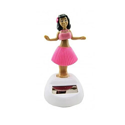 Totalcadeau Figurine Danseuse Hawaïenne Solaire à énergie solaire qui bouge