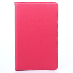 Wewoo Housse Étui Magenta pour Samsung Galaxy Tab A 10.1 / T580 Litchi Texture 360 Degrés rotation horizontale en cuir avec support