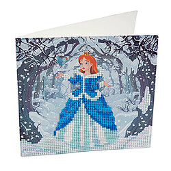 Megacrea Carte à diamanter Strass Crystal Art Princesse 18 cm - KIT DIAMANT