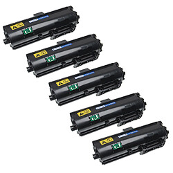 vhbw 5x Toner compatible avec Kyocera ECOSYS M 2135 dn, 2635 dn, 2635 dnw, 2735 dw imprimante - Cartouches toner compatible, noir