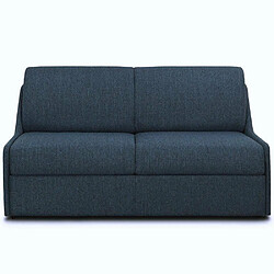 Avis Inside 75 Canapé lit RISTRETTO express compact 120cm matelas 16cm tissu tweed bleu nuit