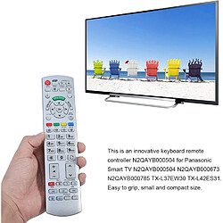 SANAG Telecommande Tv, Contrôleur De Television Original De Remplacement De Clavier Innovant Portable Universel, Pour Smart Tv N2Qayb000504 N2Qayb000673 N2Qayb000785 Tx-L37Ew30 Tx-L42Es31