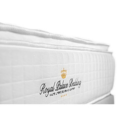 Royal Palace Bedding Matelas ressorts ensachés + mémoire de forme maxi épaisseur George V 140x200 pas cher