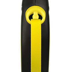 Laisse New Neon M Tape 5 m black/ neon yellow Flexi CL21T5-251-S-NEOGE