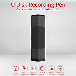 Universal Disque USB 8 Go Magnétophone audio numérique Chargeur de stylo Pilote de mémoire flash USB Magnétophone MP3 de haute qualité