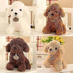 Avis Universal Chien en peluche à cheveux bouclés doux et en peluche