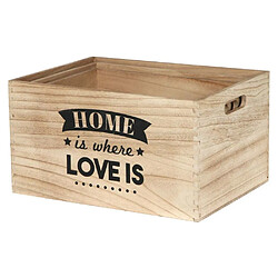 The Home Deco Factory Caisse en bois empilables Home (Lot de 3).