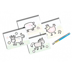 SES CREATIVE - 14455 - Coloriage a l'eau - Animaux de la Ferme