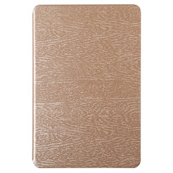 Wewoo Housse Étui Coque en cuir à rabat horizontal Tree Texture pour iPad Mini 2019avec support et fonction sommeil / réveil Or