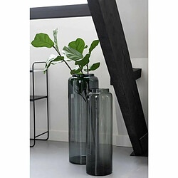 Paris Prix Vase Design en Verre Droit Long 60cm Gris