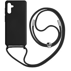 Avizar Coque Cordon pour Samsung Galaxy A34 5G Lanière Tour du Cou 80cm Noir