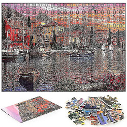 Acheter Universal Puzzle de la ville méditerranéenne, 1000 PCS Puzzle de décompression pédagogique