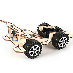 Justgreenbox Kit de bricolage de voiture de course en bois pour enfants Inventions scientifiques et technologiques Bâtiment d'expérimentation assemblé - T6112211956619