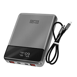 Powerbank 20000mAh 2 USB-C 100W + 2 USB 22.5W 4smarts Enterprise Slim Gris