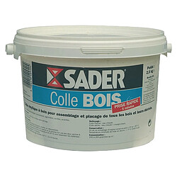 SADER - Colle à bois prise rapide - seau 2,5 Kg