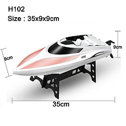 Universal H102 Model RC Boat Remote Control Boat(Rose) pas cher