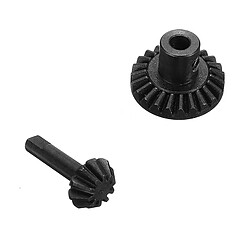 Ensemble D'essieu Arrière En Métal Pour 1/10 WPL D12 C24 RC Voiture Camion Mises à Niveau Pièces Noir pas cher