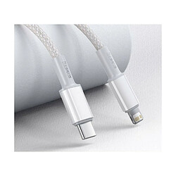 Baseus Câble USB-C vers Lightning 1M Blanc