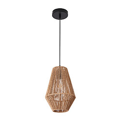 Helloshop26 Lustre lampe lumière suspendu suspension métal corde 160 x 20 cm beige 03_0007571