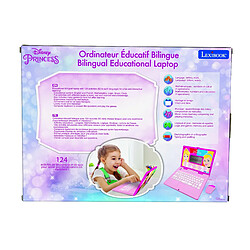 Lexibook Ordinateur portable éducatif bilingue Disney Princesse (FR/EN)