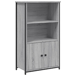 vidaXL Buffet haut sonoma gris 62x32x103,5 cm bois d'ingénierie